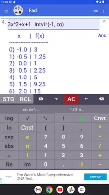 Scientific Complex Calculator android App screenshot 10