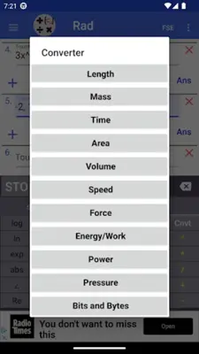 Scientific Complex Calculator android App screenshot 16