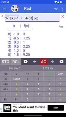 Scientific Complex Calculator android App screenshot 18