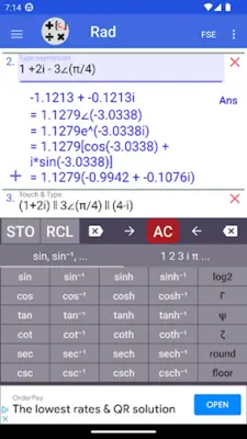 Scientific Complex Calculator android App screenshot 19