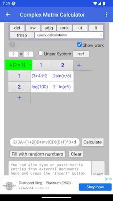 Scientific Complex Calculator android App screenshot 20