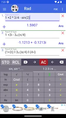 Scientific Complex Calculator android App screenshot 23