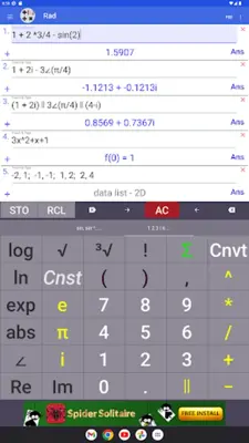 Scientific Complex Calculator android App screenshot 6