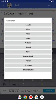 Scientific Complex Calculator android App screenshot 8